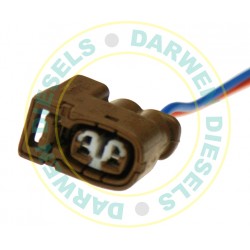 Common Rail Denso Injector Electrical Connector Socket with Wire