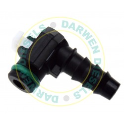 19D553 Common Rail Quick Release 90 Degree Angled Connector 10 x 10mm