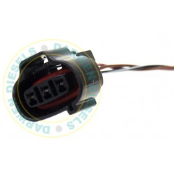 50D252-G-W Common Rail Electrical Connector with Wire for Denso Rail Sensor