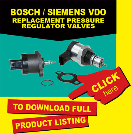 Bosch / Siemens VDO - Replacement Pressure Regulator Valves
