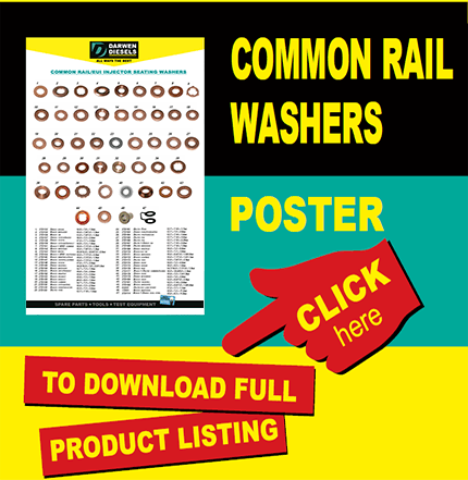Common Rail EUI Injector Seating Washers