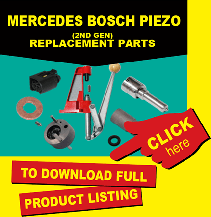 Mercedes Bosch Piezo 2nd GEN Replacement Parts