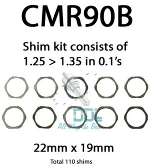 Common Rail Ball Cup Movement Shim Kit