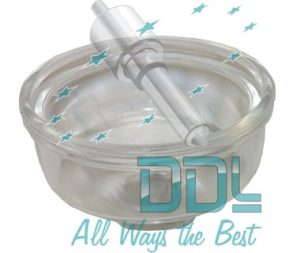 22D2201 Glass Bowl with 9mm Hole