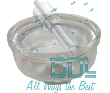 22D2201 Glass Bowl with 9mm Hole