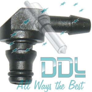 18D400 Common Rail Bosch Leak Off Connector 90 Deg