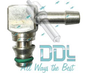 18D406 Common Rail Siemens Leak Off Connector 90 Deg