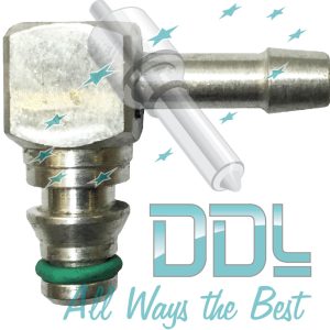 18D406 Common Rail Siemens Leak Off Connector 90 Deg