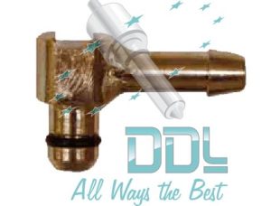 18D408-M Common Rail Denso Leak Off Connector 90 Deg