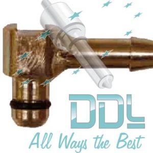 18D408-M Common Rail Denso Leak Off Connector 90 Deg