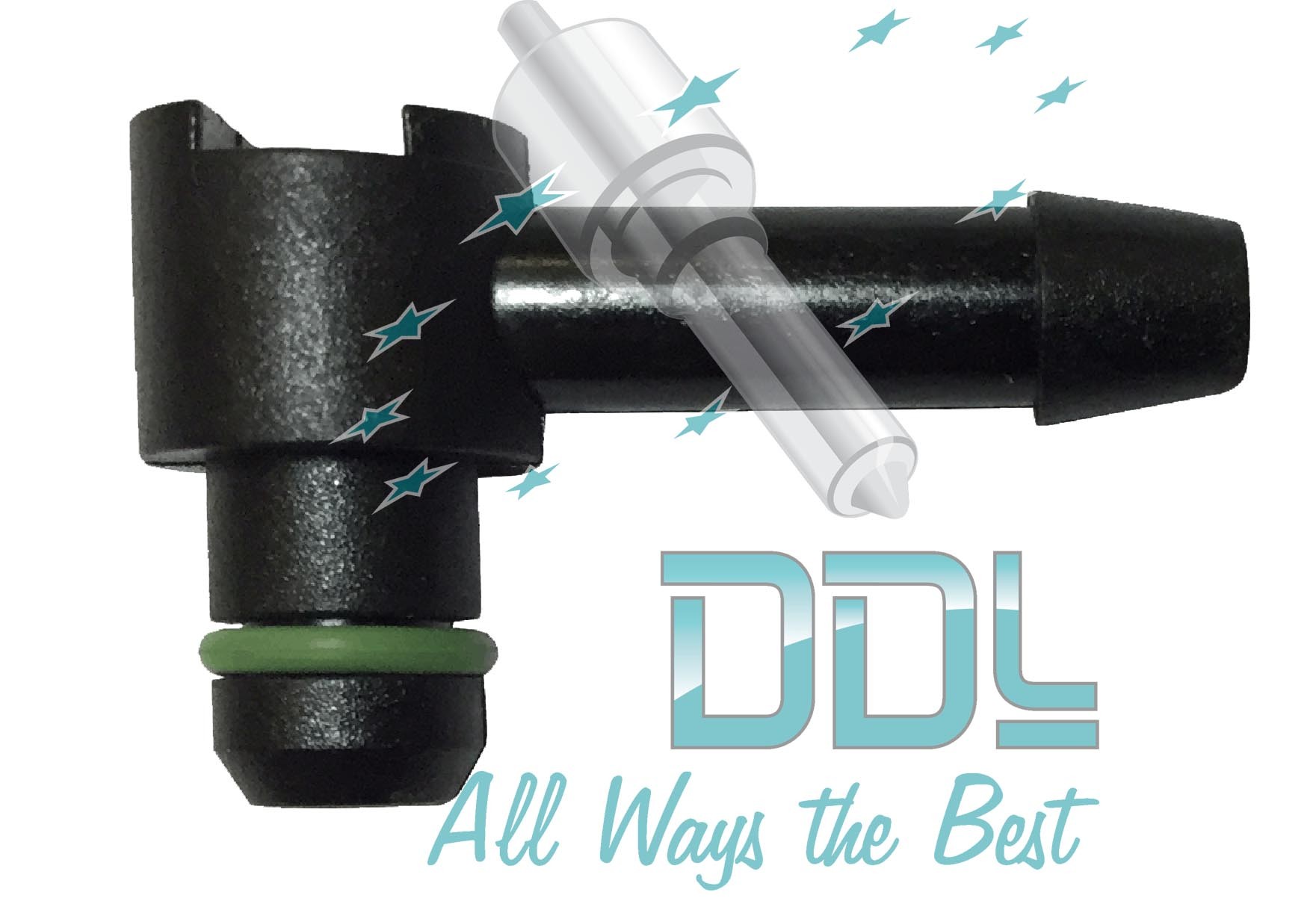 Common Rail Denso Leak Off Connector 90 Deg