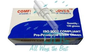 35D50 Large Latex Gloves x 100