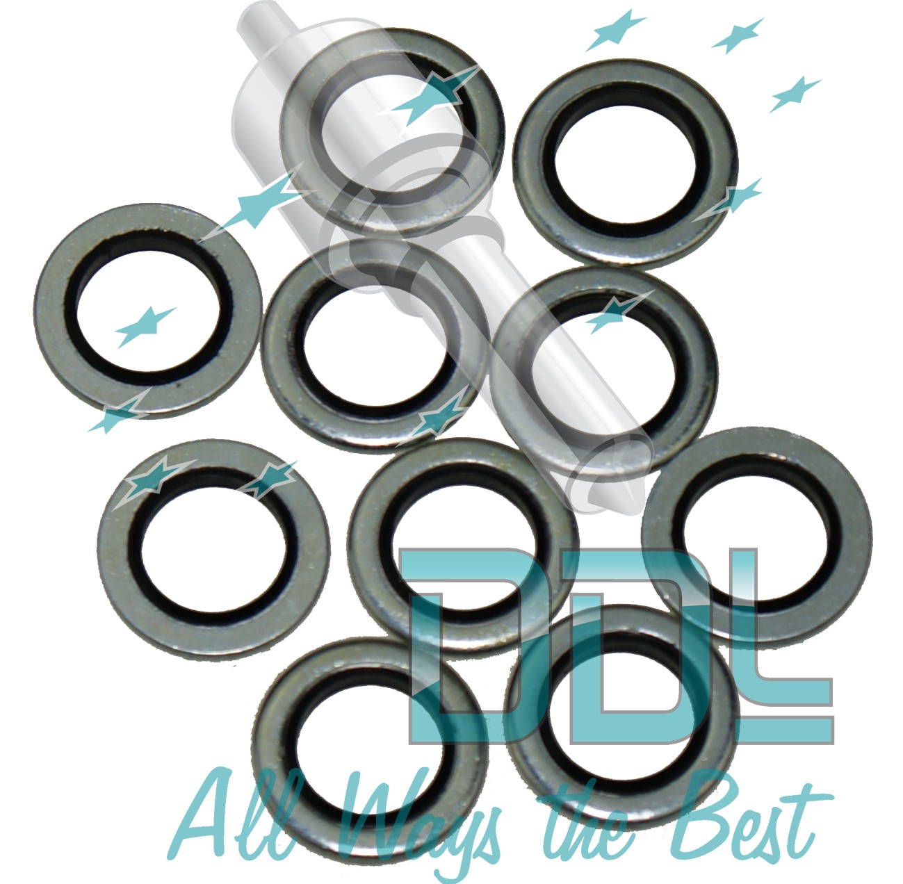 RAIL TRANSDUCER DOWTY WASHER x10