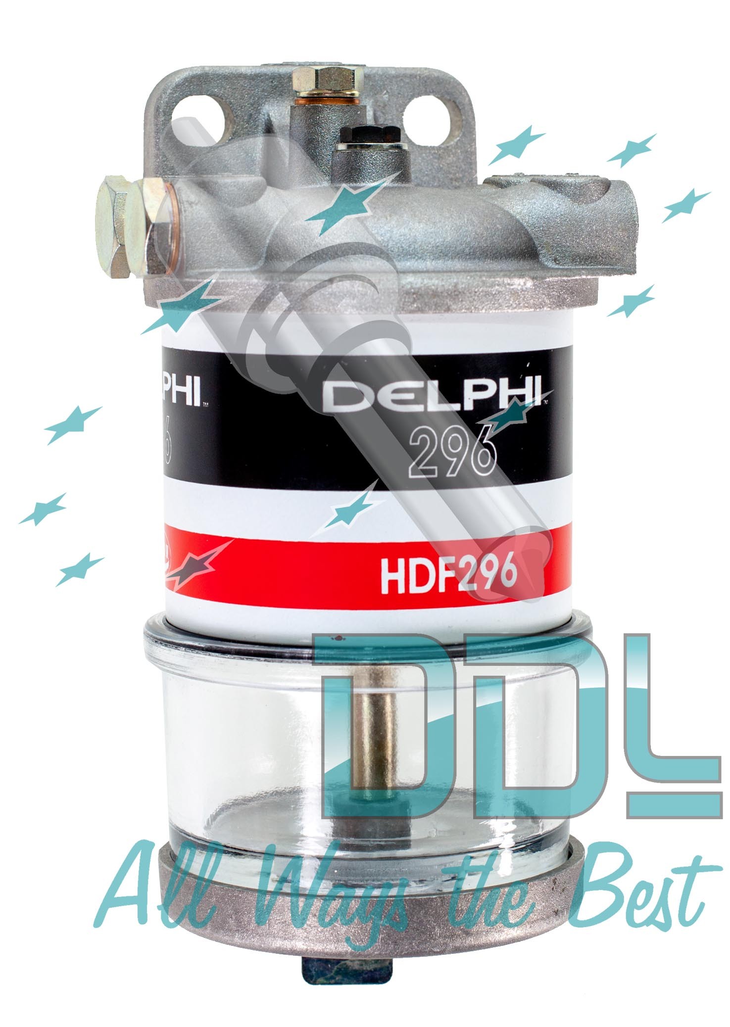 Filter Assembly 14mm Single with Glass Base