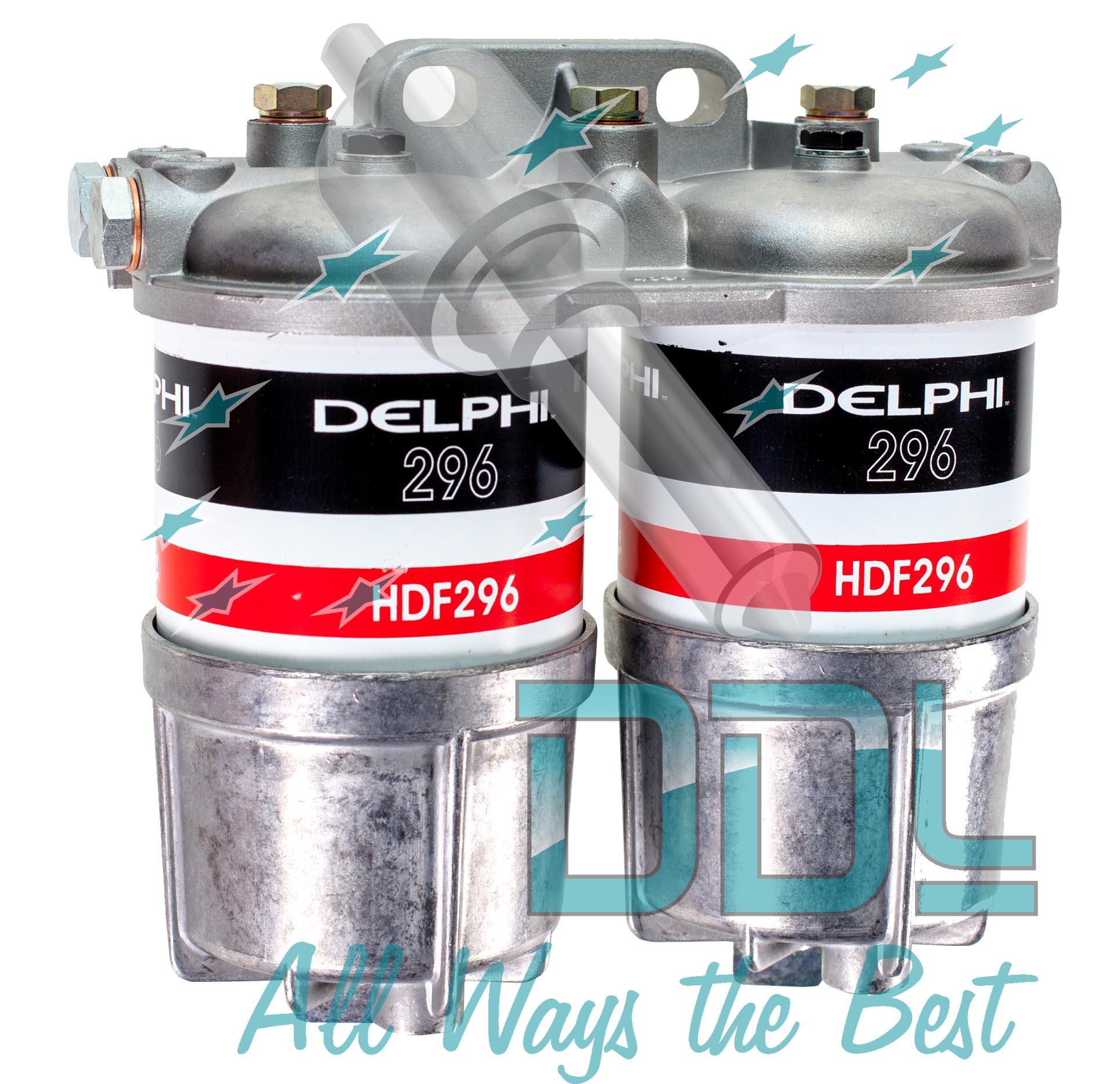 22D1042M Marine CAV Delphi Filter Assembly 1/2 UNF Double"