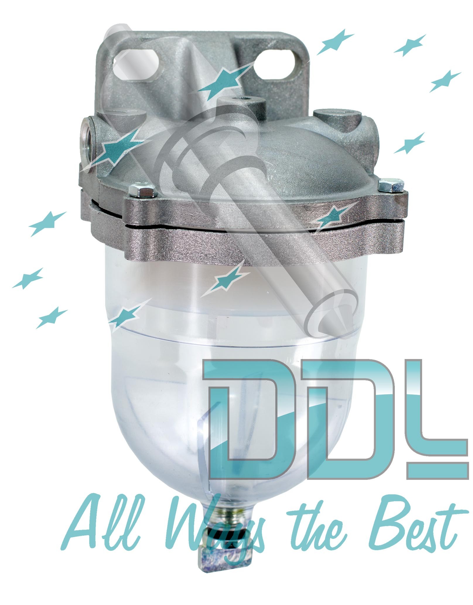 22D1402 CAV Delphi Filter Assembly Water Trap 14mm Left - Right