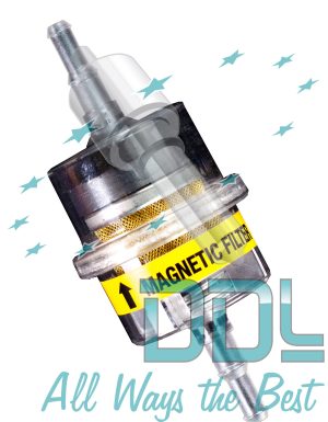 Magnetic Filter 6/8mm with Valve