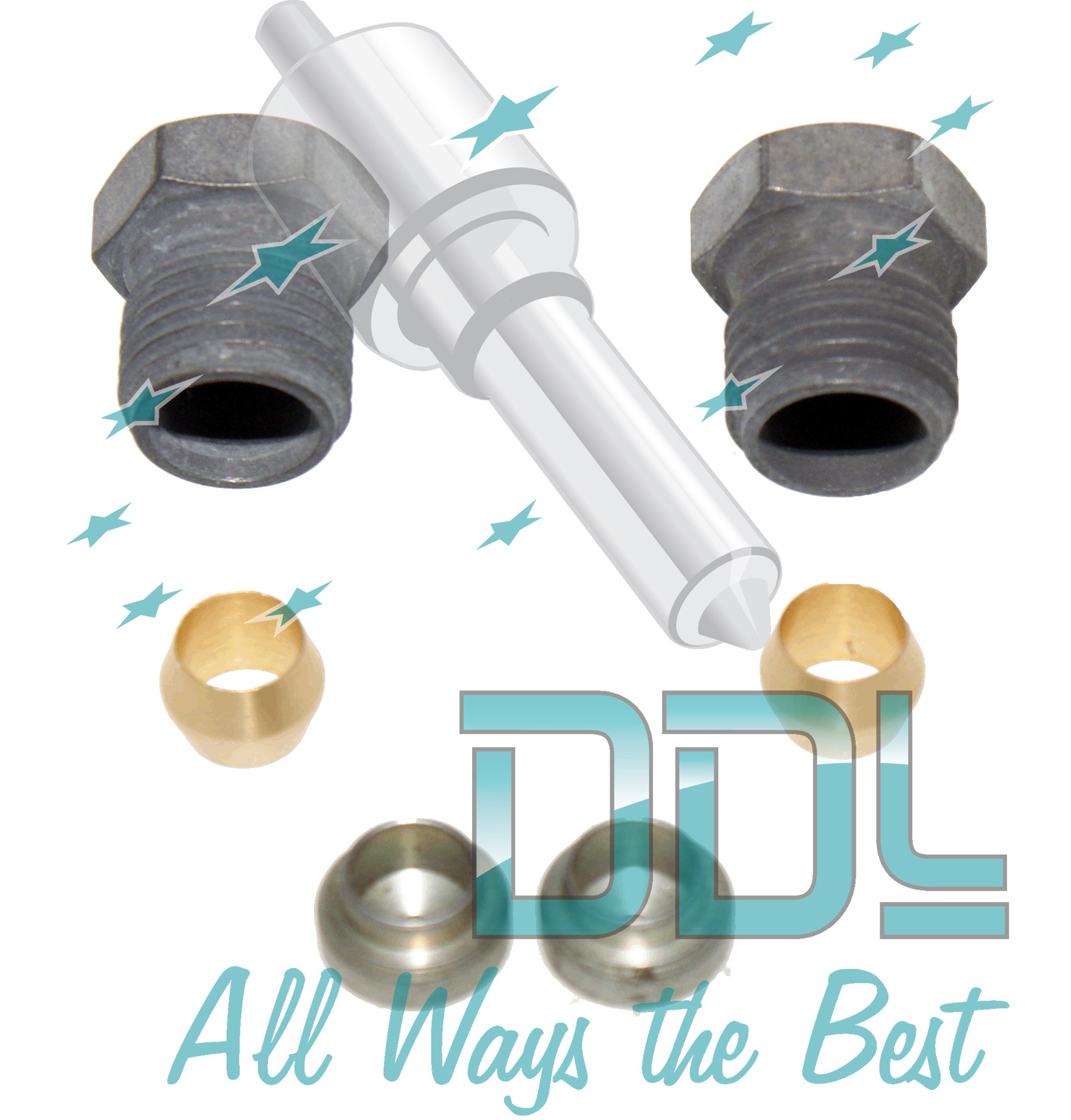 NUT & OLIVE KIT 5/16 D.U. x2