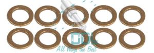 27D82 12mm Copper Banjo Connection Washers