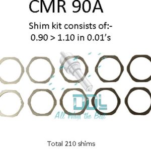 Ball cup movement shim 0.90mm - 1.00mm