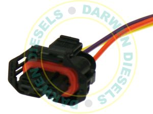 Common Rail Electrical Connector with Wire