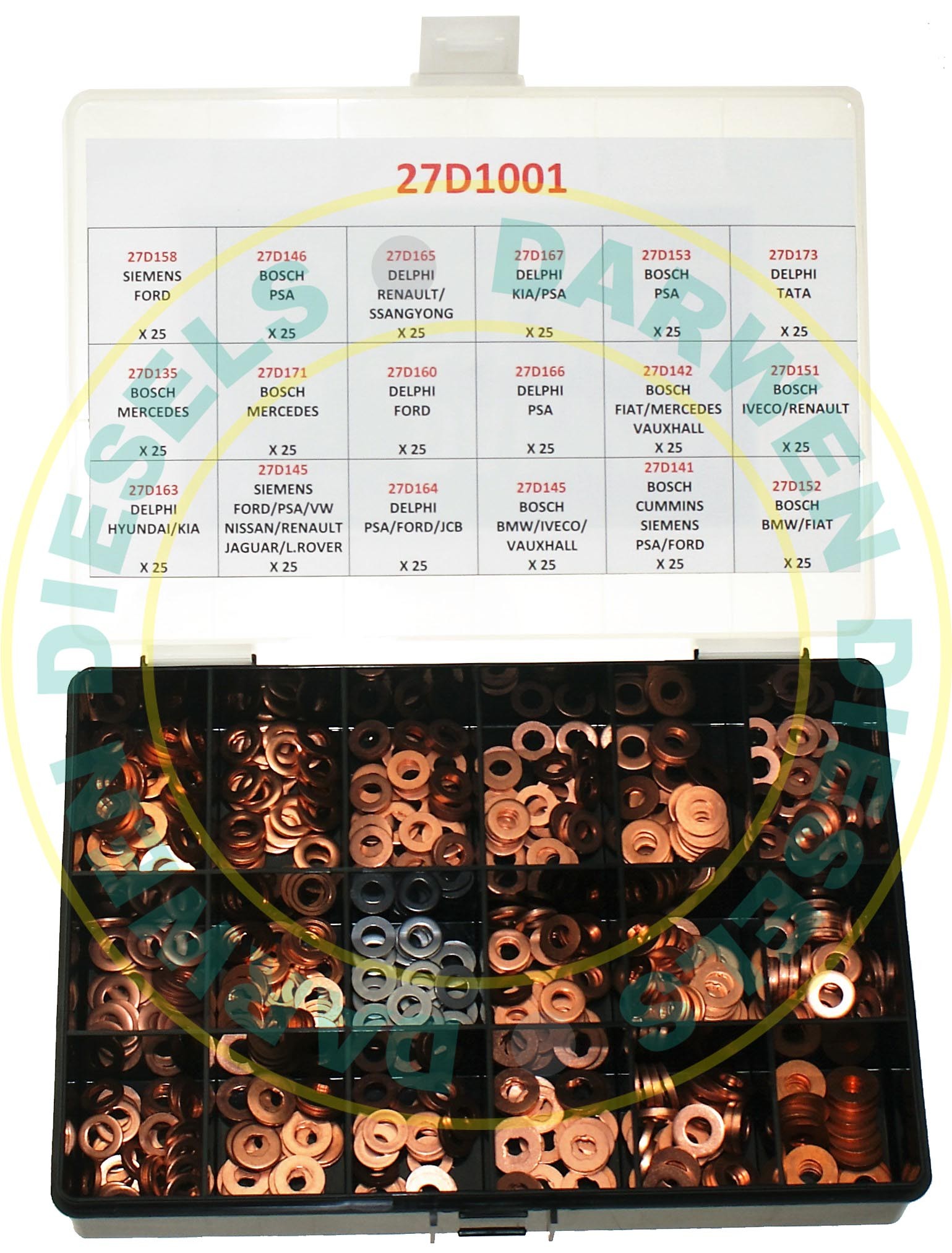 27D1001 Common Rail Assorted Washer Kit