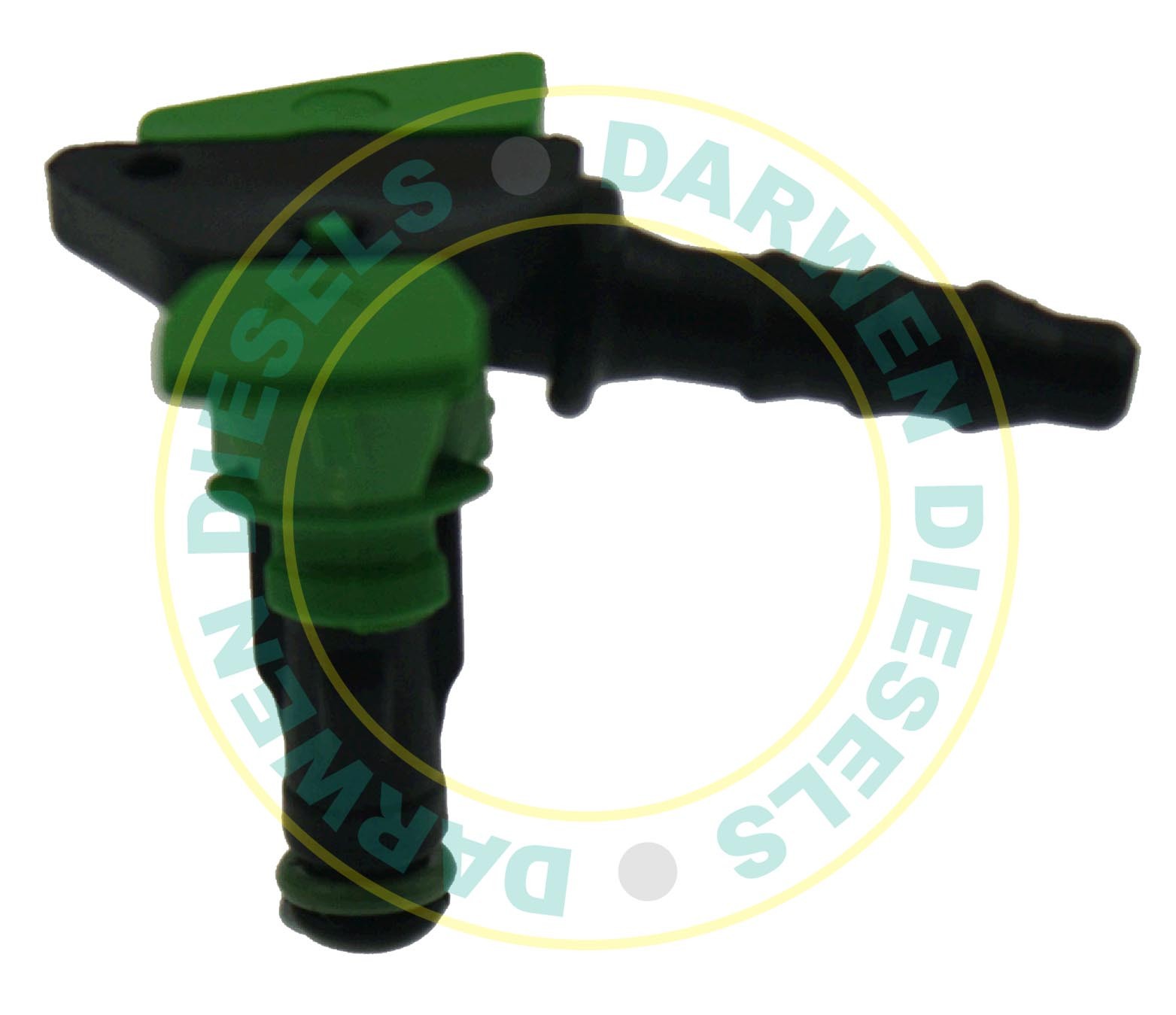 Common Rail Leak Off Connector 90 Deg Bosch/Delphi