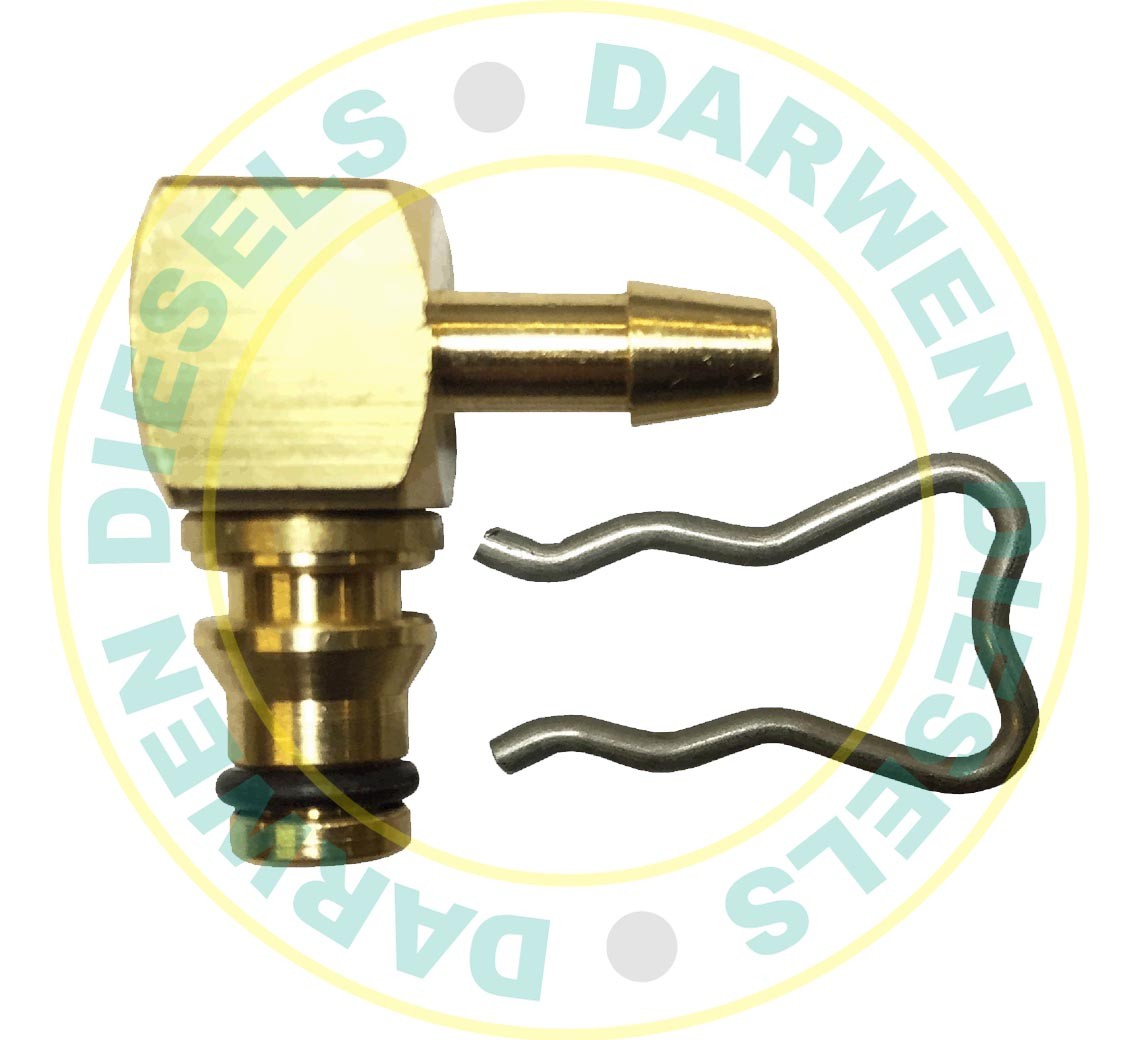 18D400-BK Common Rail Bosch Leak Off Connector Kit 90 Deg