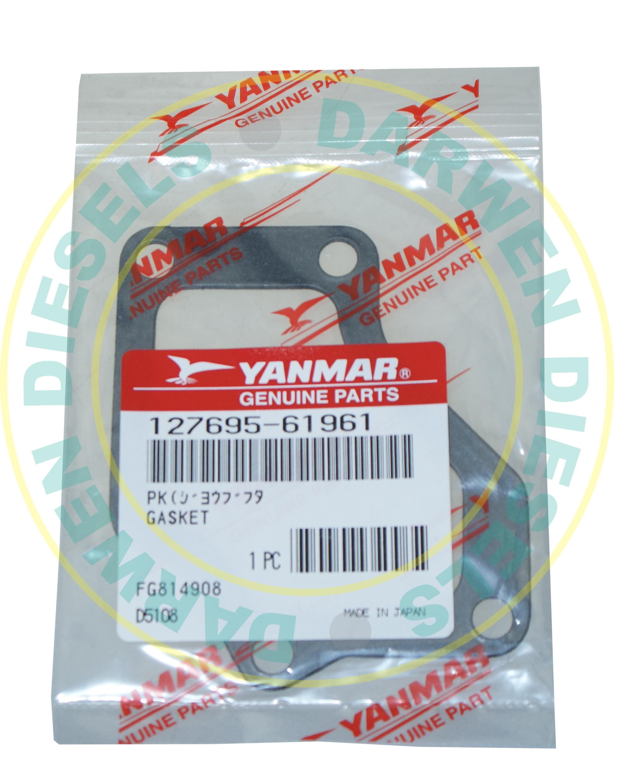 127695-61961 Genuine Yanmar Gasket