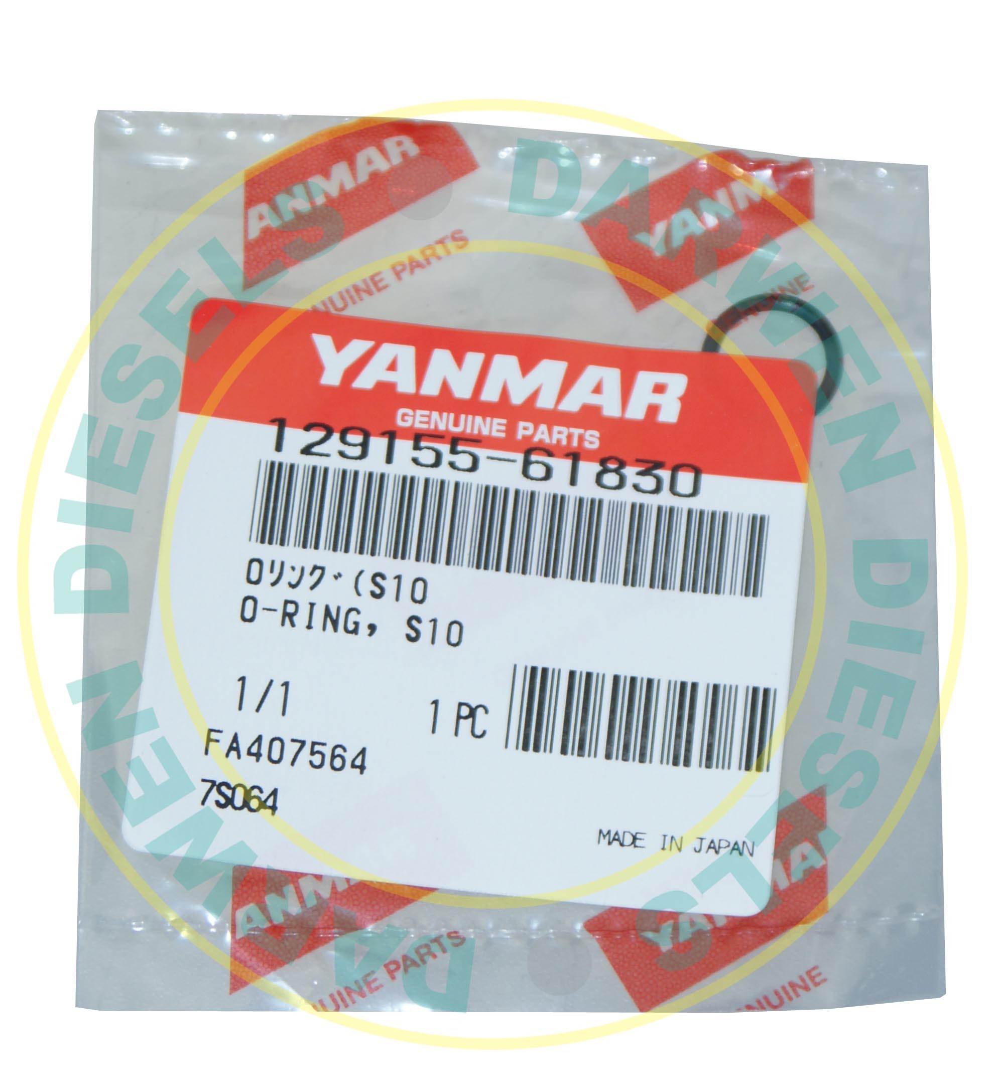 129155-61830 Genuine Yanmar O-Ring