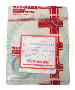 119000-51911 Genuine Yanmar Camshaft Spacer