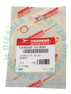 124550-51350 Genuine Yanmar Delivery Valve Washer