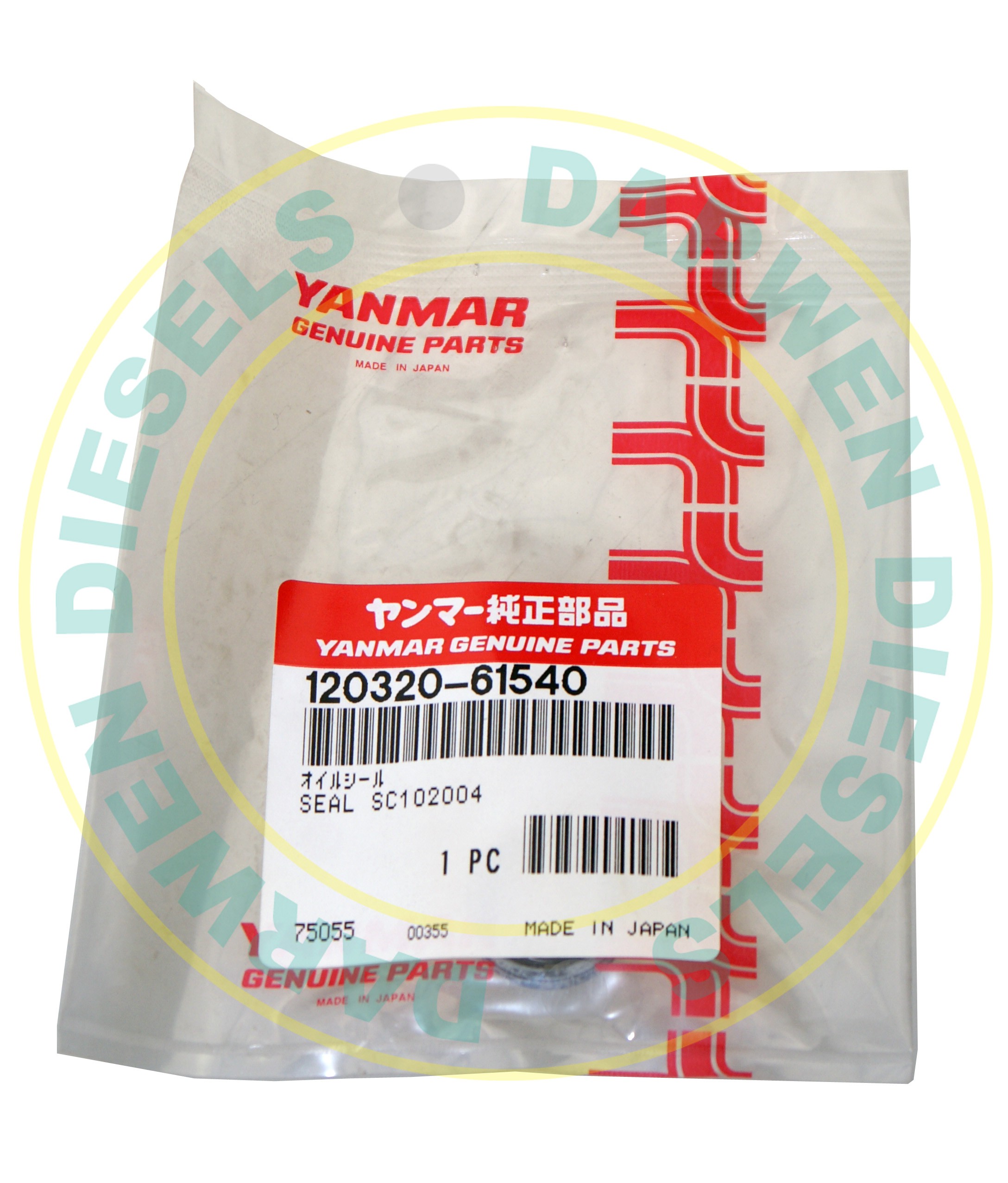 120320-61540 Genuine Yanmar Seal
