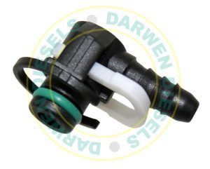 19D554 Common Rail Quick Release 90 Degree Angled Connector 8 x 8 mm