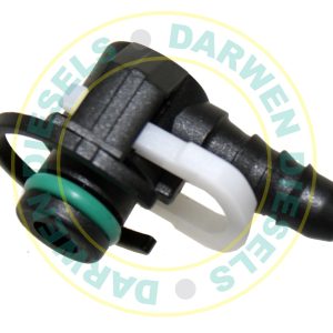 19D554 Common Rail Quick Release 90 Degree Angled Connector 8 x 8 mm