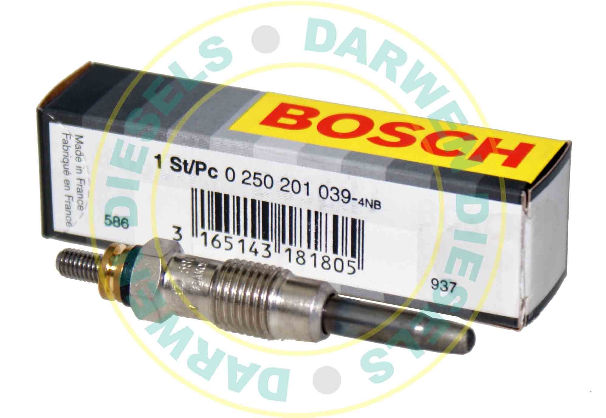 0250201039 Genuine Bosch Duraterm Glow Plug