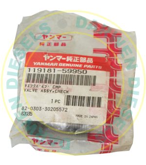 119181-59950 Genuine Yanmar Test Bench Valve