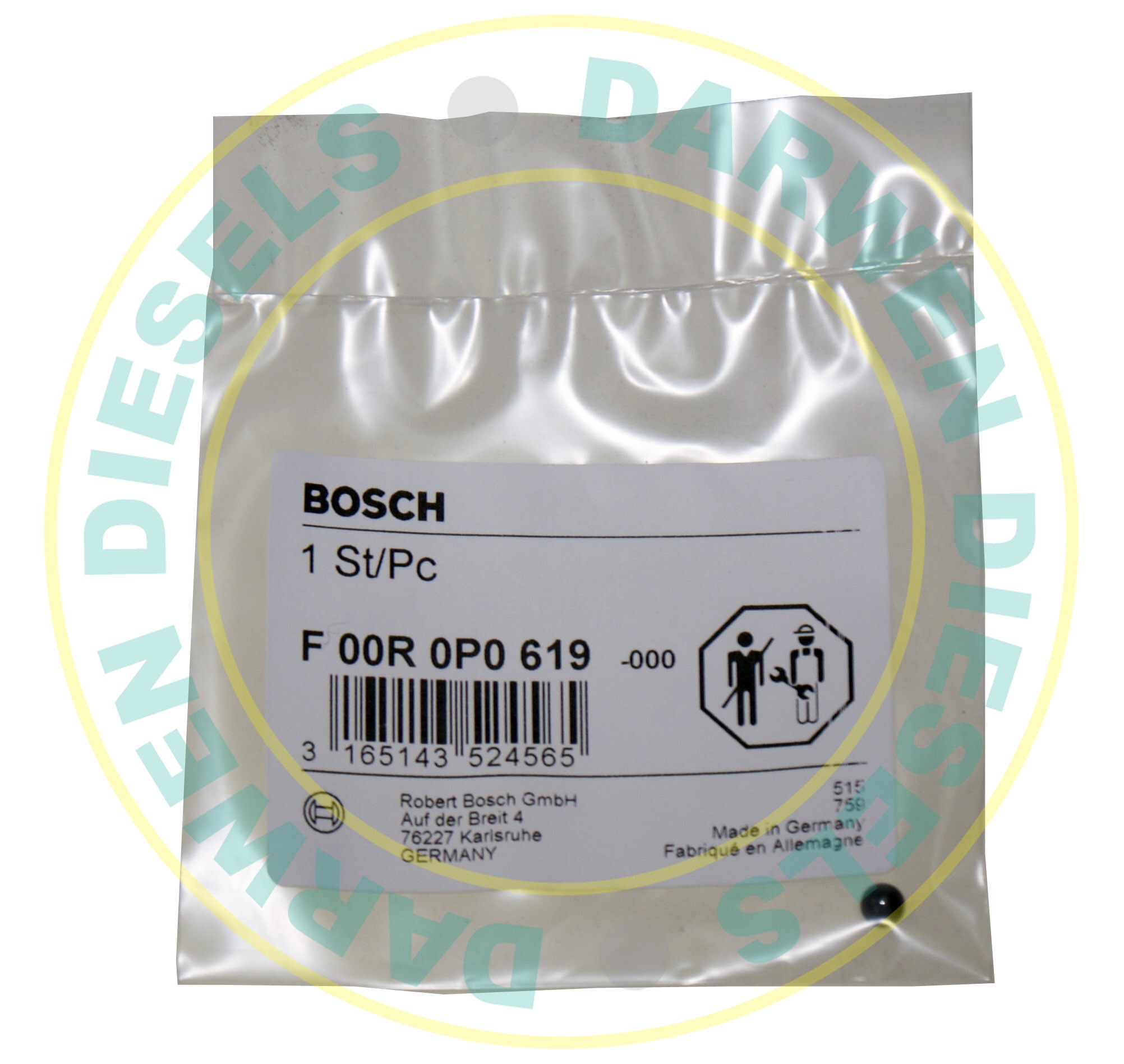 F00R0P0619 Genuine Bosch Ceramic Ball