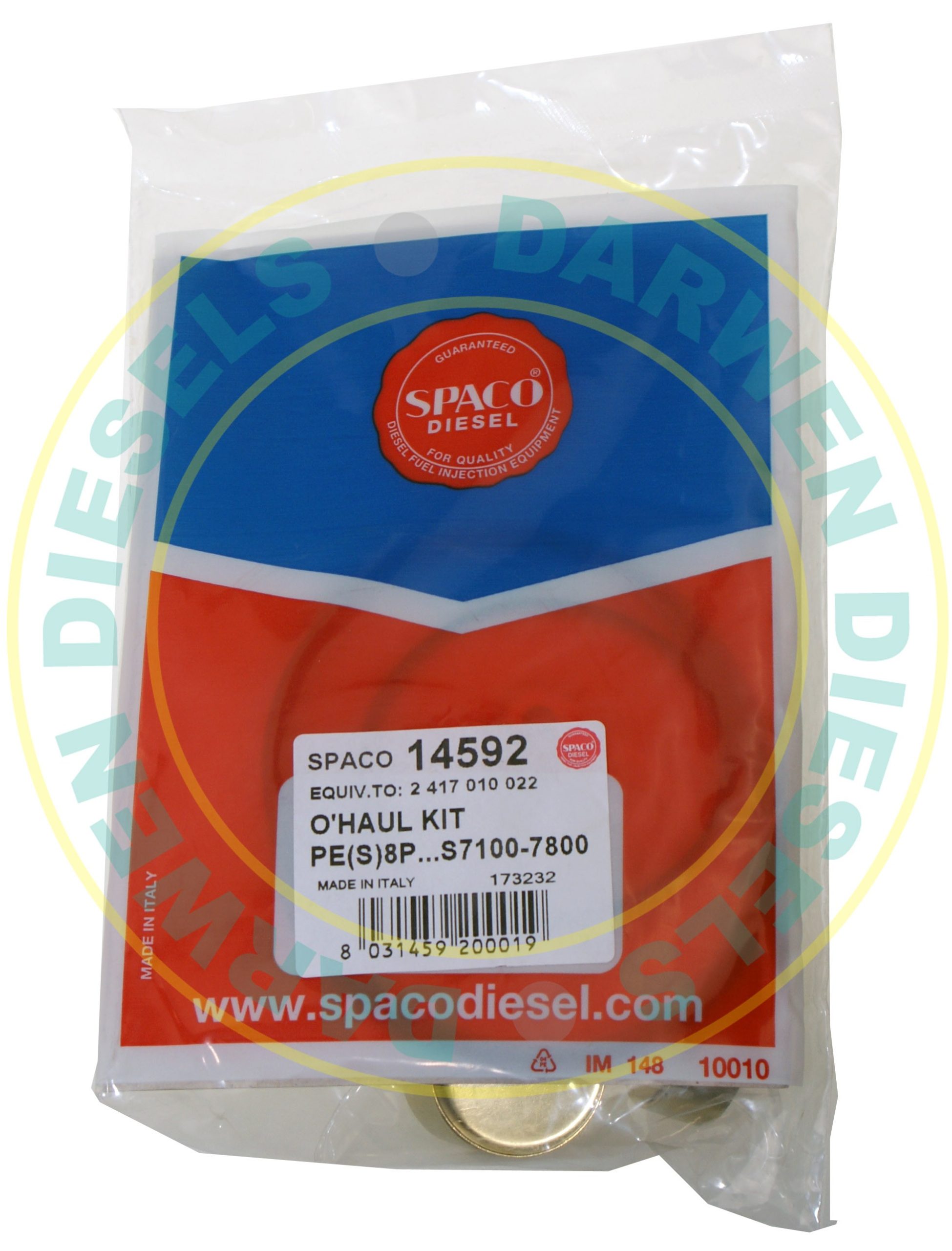 2417010022 Spaco PE8P Overhaul Kit