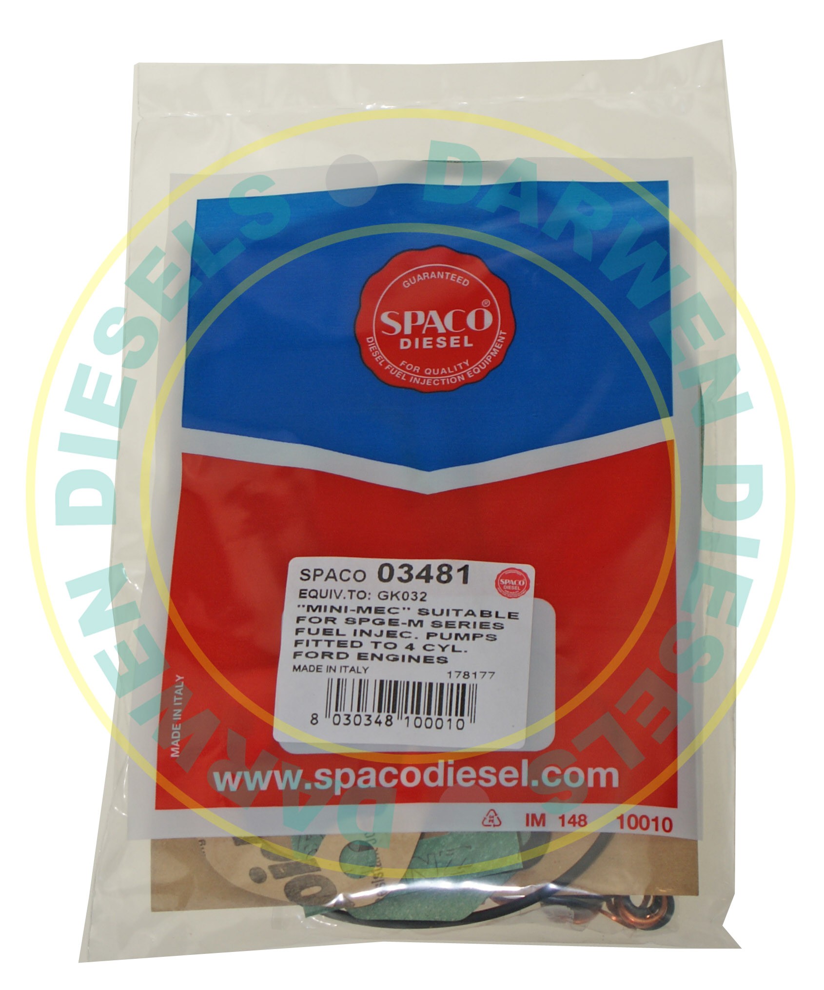 GK032 Spaco Simms 4 Cylinder Gasket Kit