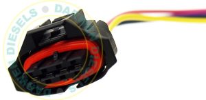 50D253-H-W Common Rail Electrical Connector with Wire Fiat Doblo