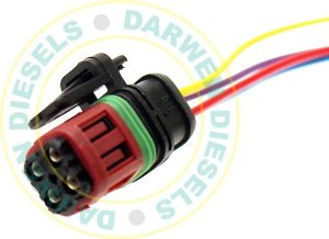 50D251-A-W Common Rail Electrical Connector with wire Delphi Smart