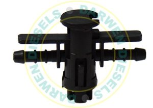 18D9908 Common Rail Leak Off Connector Merc Piezo