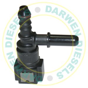 19D558 Quick Release Connector Push On/Right Angled